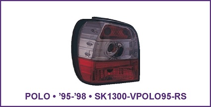 Stop svetla VOLKSWAGEN POLO Red,BLACK 95-98